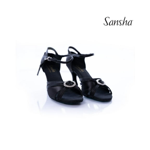 Sansha MARGARITA Ladies' Ballroom Shoes, A "Curve Confident" Fit with Star Appeal for Competitions