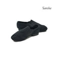 thumbnail image 1 of Sansha MODERNO JS33C Slip-On Canvas Jazz Shoes with Leather Split-Sole for Modern & Lyrical Dance, Black, Size 03 W, 1 of 1