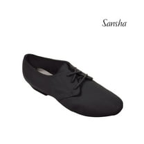 Sansha CABARET Leather Split-Sole Jazz Shoes with Suede Sole for Performance & Class