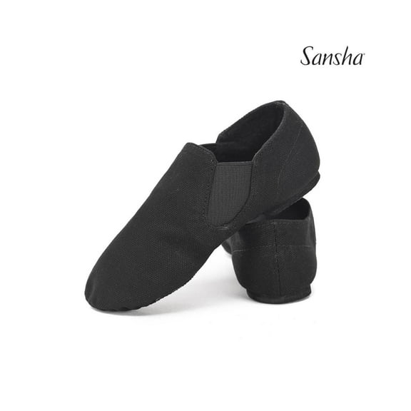 Sansha MODERNETTE Youth Jazz Shoes, Easy Slip-On Style for Young Dancers