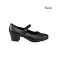 thumbnail image 1 of SANSHA T-MORAVIA Women's Leather Mary Jane Tap Shoes with Low Block Heel, 1 of 1