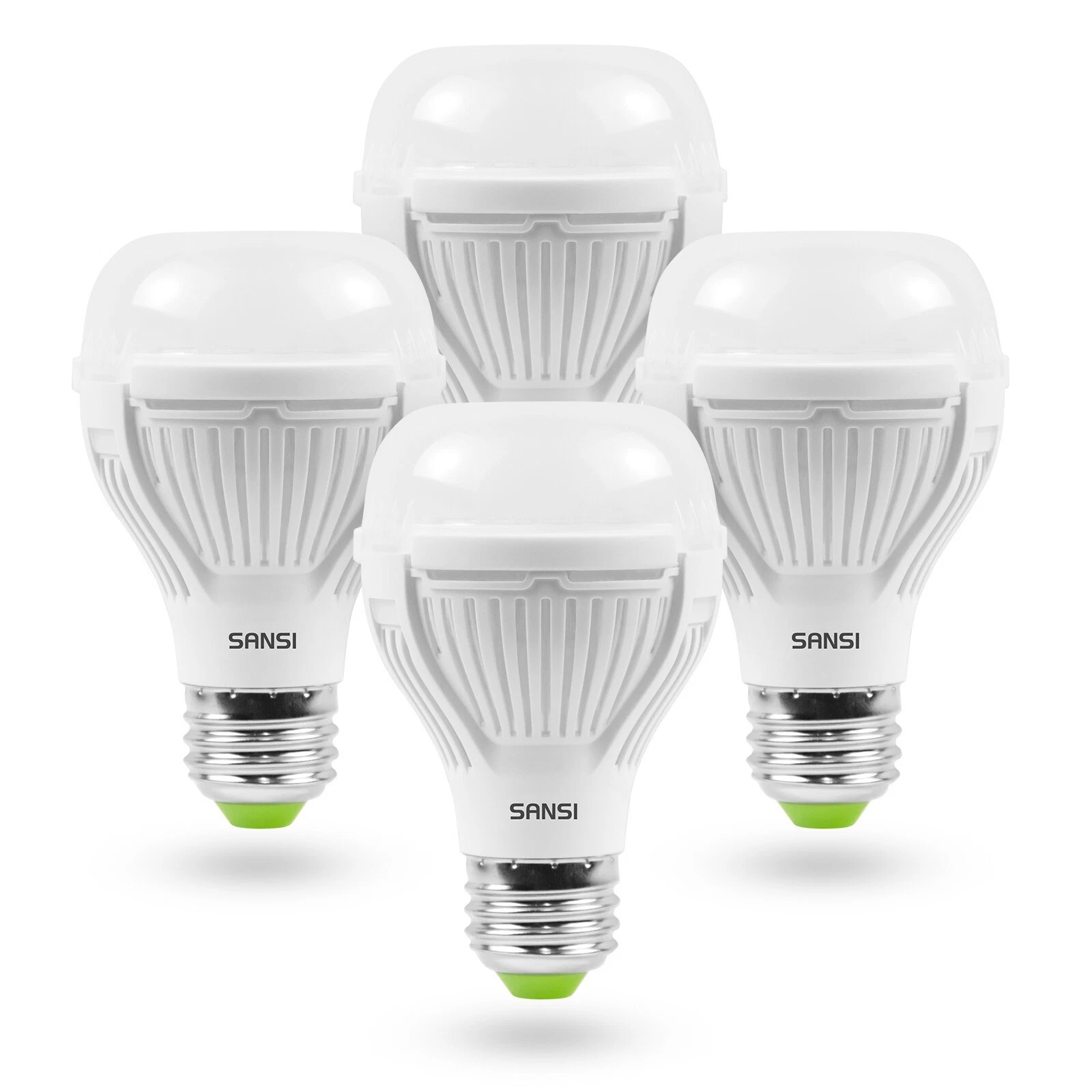 Sansi Led Light Bulb 4 Pack 13W 1600Lm 100W Equivalent A19 3000K E27 Home Lamp