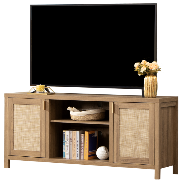 Sanspredet 59" TV Stand for 65 Inch TV, Mid Century Modern