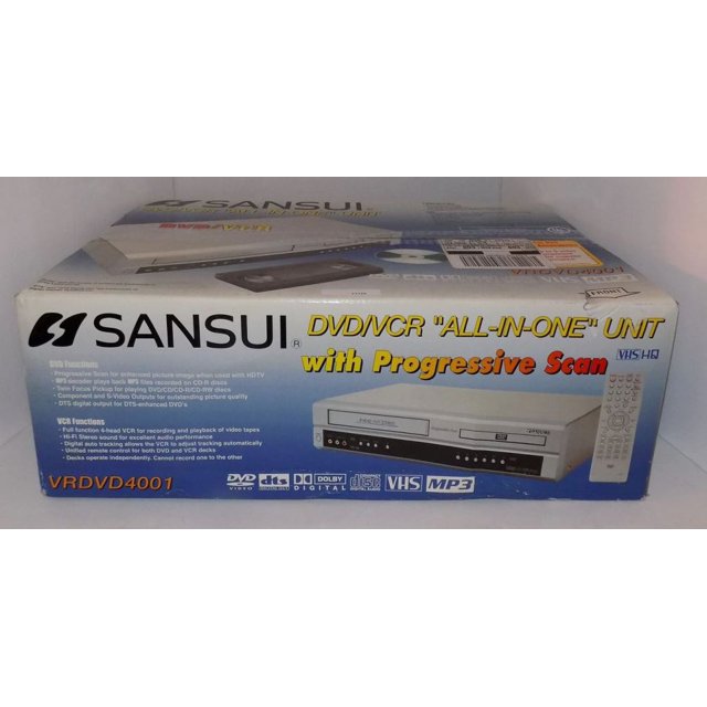 Sansui VRDVD4001 DVD VCR Combo Dvd Player Vhs Player (Not A Dvd