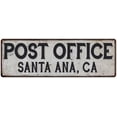 thumbnail image 1 of Santa Ana, Ca Post Office Sign Vintage 6x18 206180011048, 1 of 1