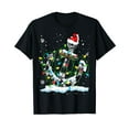 thumbnail image 1 of Santa Anchor Cool Christmas Lights Boating Sailing Boat Ship Men Vintage Mystery T-Shirt, 1 of 5