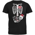 thumbnail image 1 of Santa Baby Pregnant Skeleton Halloween Costume T-Shirt - X-Large, 1 of 1