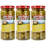 Santa Barbara 3pk Garlic Stuffed Olives 5oz