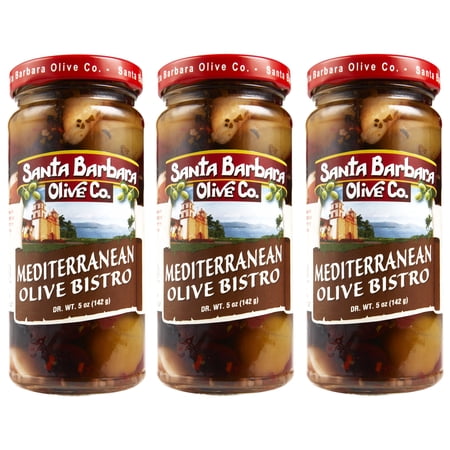Santa Barbara 3pk Mediterranean Bistro Olives 5oz
