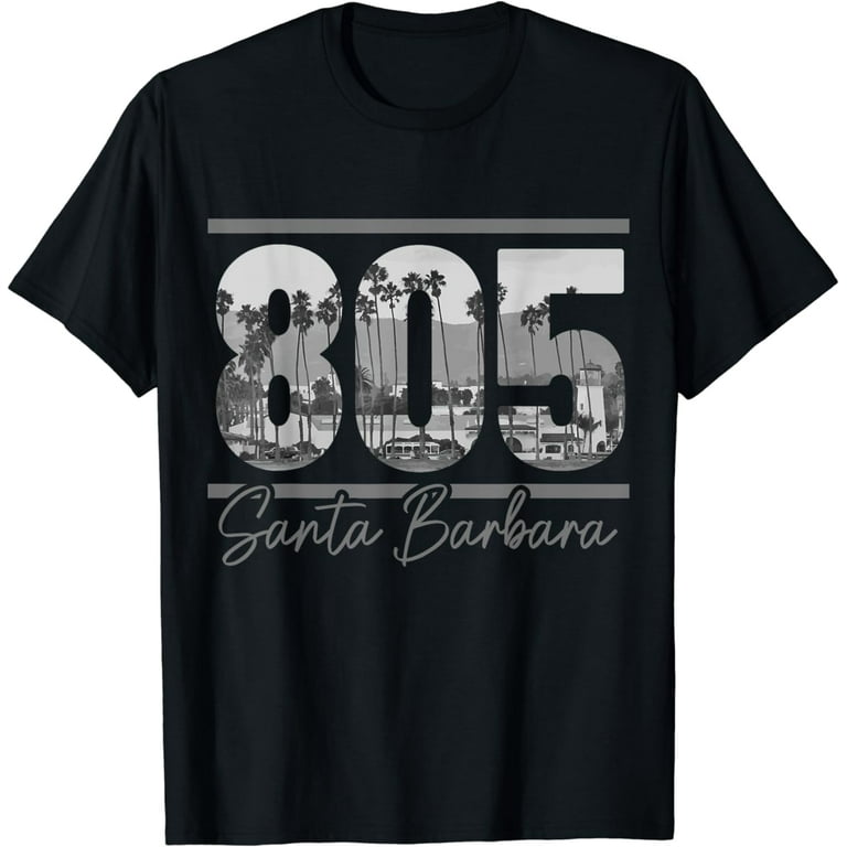 Area Code 805 Shirt - Santa Barbara California Tshirt