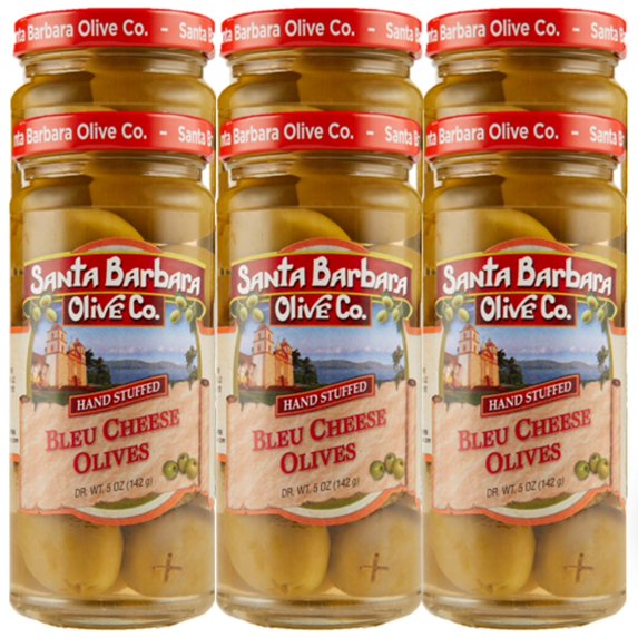 Santa Barbara Bleu Cheese Stuffed Olives (6x5oz)