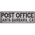 thumbnail image 1 of Santa Barbara, Ca Post Office Metal Sign Vintage 6x18 106180011335, 1 of 1