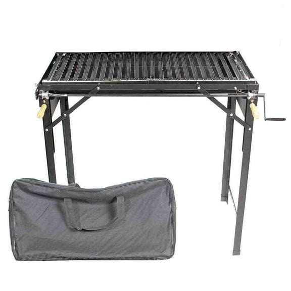 Santa Barbara Chile Roasters CRBBQ-ST Outdoor Portable BBQ Stand Grill with Carrying Case