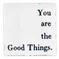 thumbnail image 1 of Santa Barbara Design Studio J6252 2 x 2 in. Face to Face Lucite Block, You Are the Good Things, 1 of 1