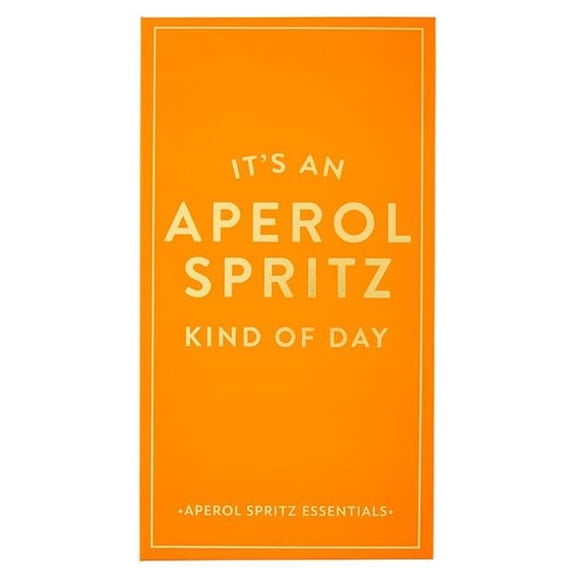 Santa Barbara Design Studio P6519 6.12 x 11.2 x 2 in. Barware Book Box - Its an Aperol Spritz Kind of Day