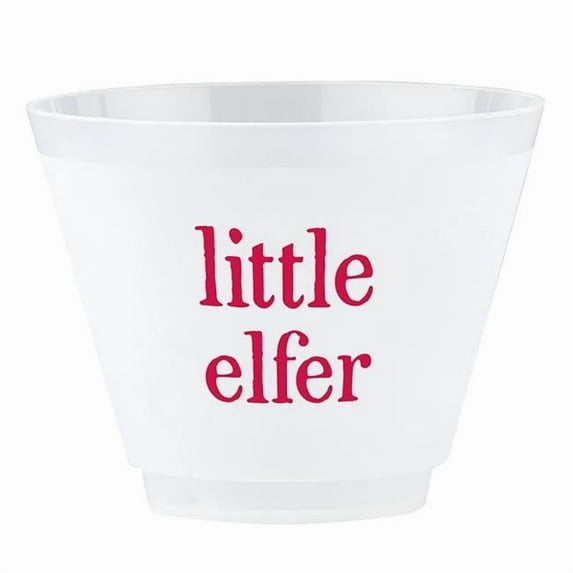 Santa Barbara Design Studio P6968 9 oz Face to Face Frost Cups, Little Elfer
