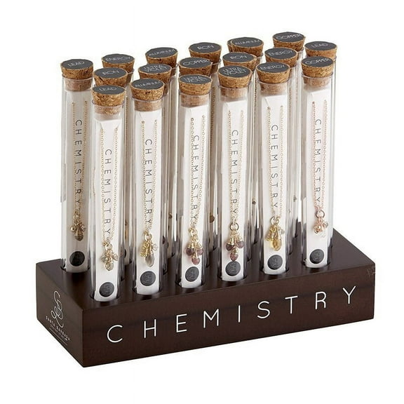 Santa Barbara Design Studio D3765 Chemistry Necklace - Filled Display