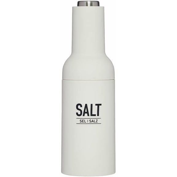Santa Barbara Design Studio Electric Salt Grinder Metal Automatic Spice Grinder, 8.75" Tall, Matte Grey