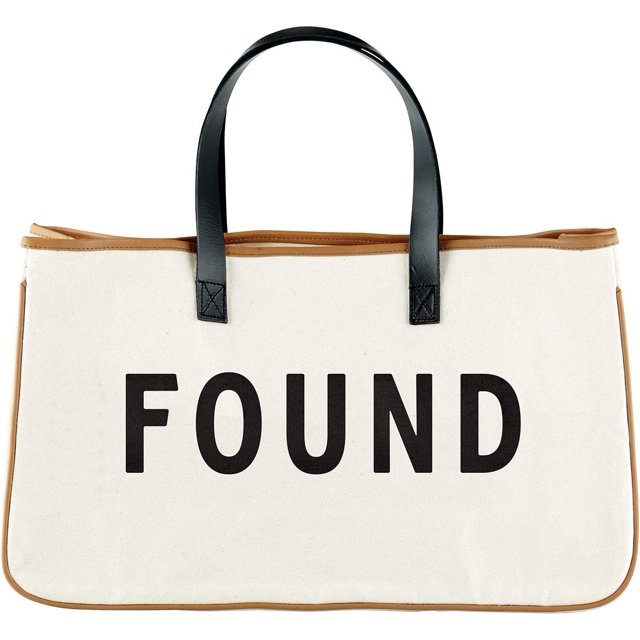 Santa Barbara Design Studio Hold Everything Canvas Tote, Large, Found