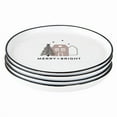 thumbnail image 1 of Santa Barbara Design Studio N6107 Holiday Appetizer Plates, Merry & Bright, 1 of 1