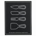 thumbnail image 1 of Santa Barbara Design Studio N6471 Matte Black Cheese Knives, 1 of 1