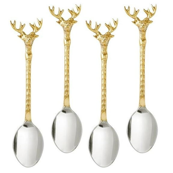 Santa Barbara Design Studio N6003 Stag Charcuterie Essentials Spoons - Set of 4