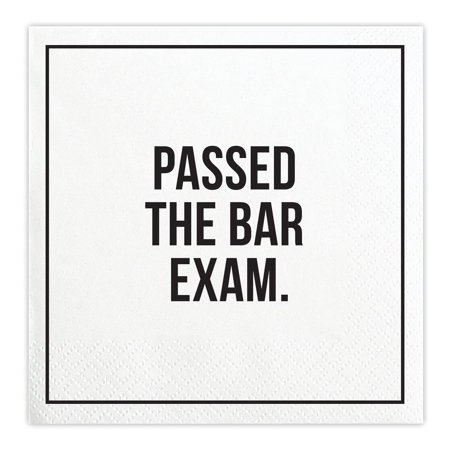 Santa Barbara Design Studio That's All Paper Napkins, 20-Count Cocktail Size, Passed The Bar Exam