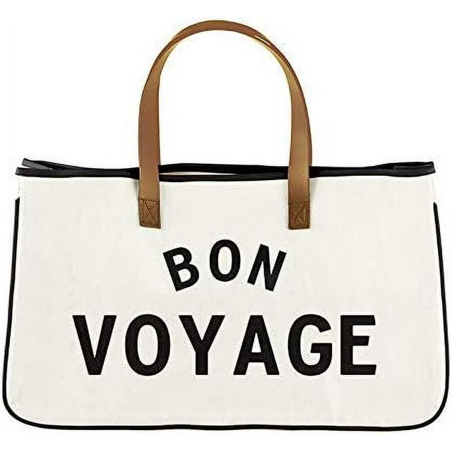 Santa Barbara Designs Canvas Tote Bon Voyage