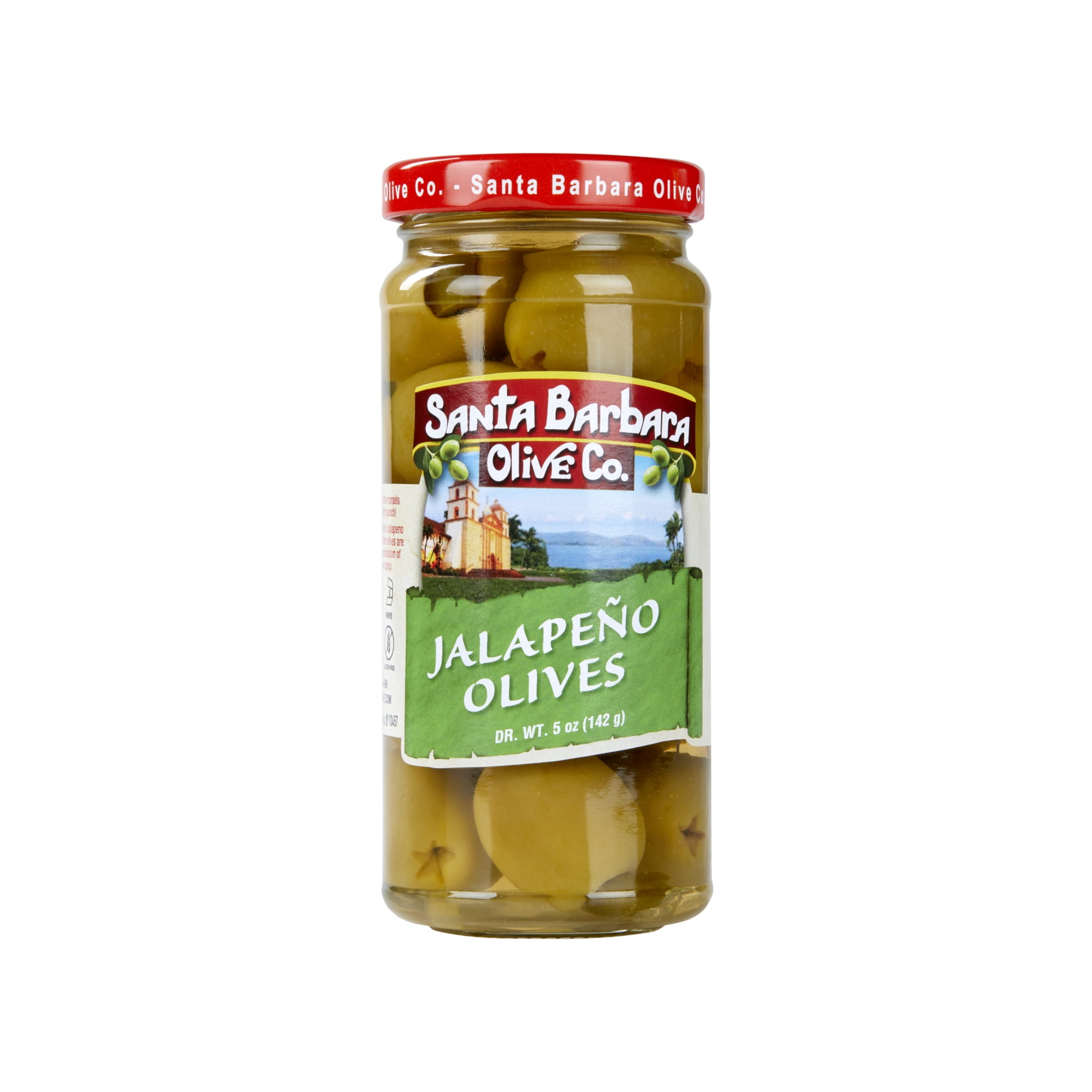 Santa Barbara Jalapeno Stuffed Olives, 5 oz