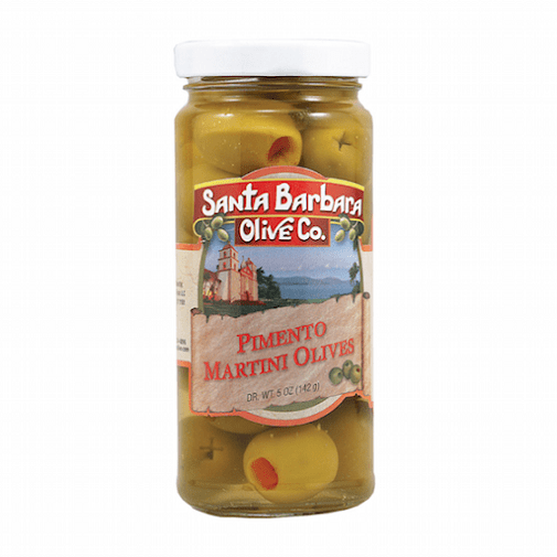 Santa Barbara Olive Co. Pimento Martini Olives, 5 Oz