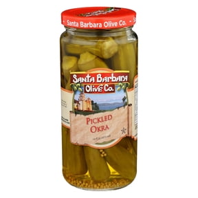 Santa Barbara: Pickled Okra, 16 Oz Pack Of 6