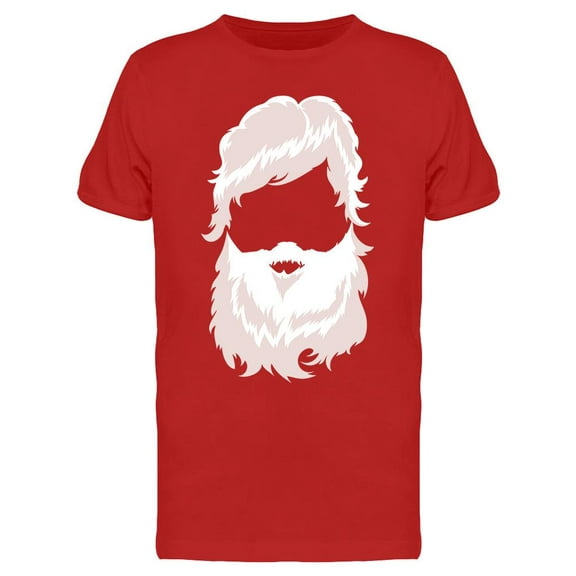 Santa Beard T-Shirt Men -Image by Shutterstock, Male 3X-Large