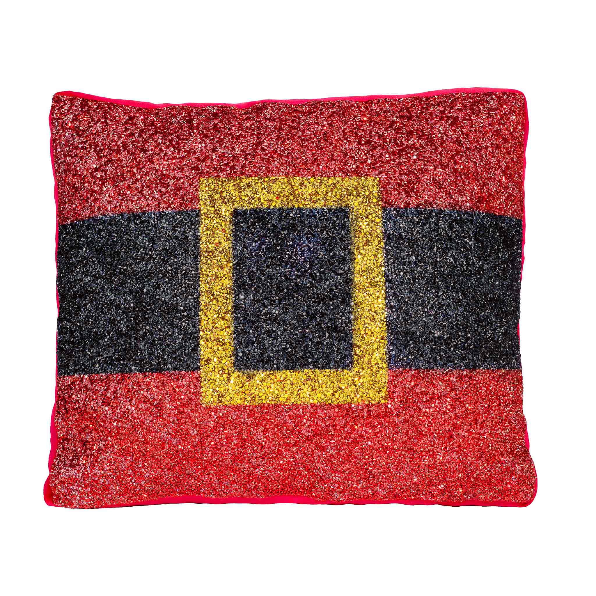 Sparkles Home Santa Belt Pillow