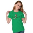 thumbnail image 1 of Santa Betty Boop Christmas Lights Women's T Shirt Ladies Tee Brisco Brands S, 1 of 2