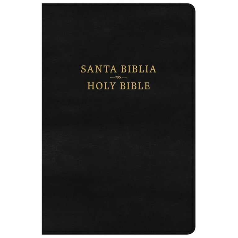 Santa biblia english español 聖書 NLT Biblia Bilingüe NLT/NTV, Piel Imitada, Black (NLT/NTV