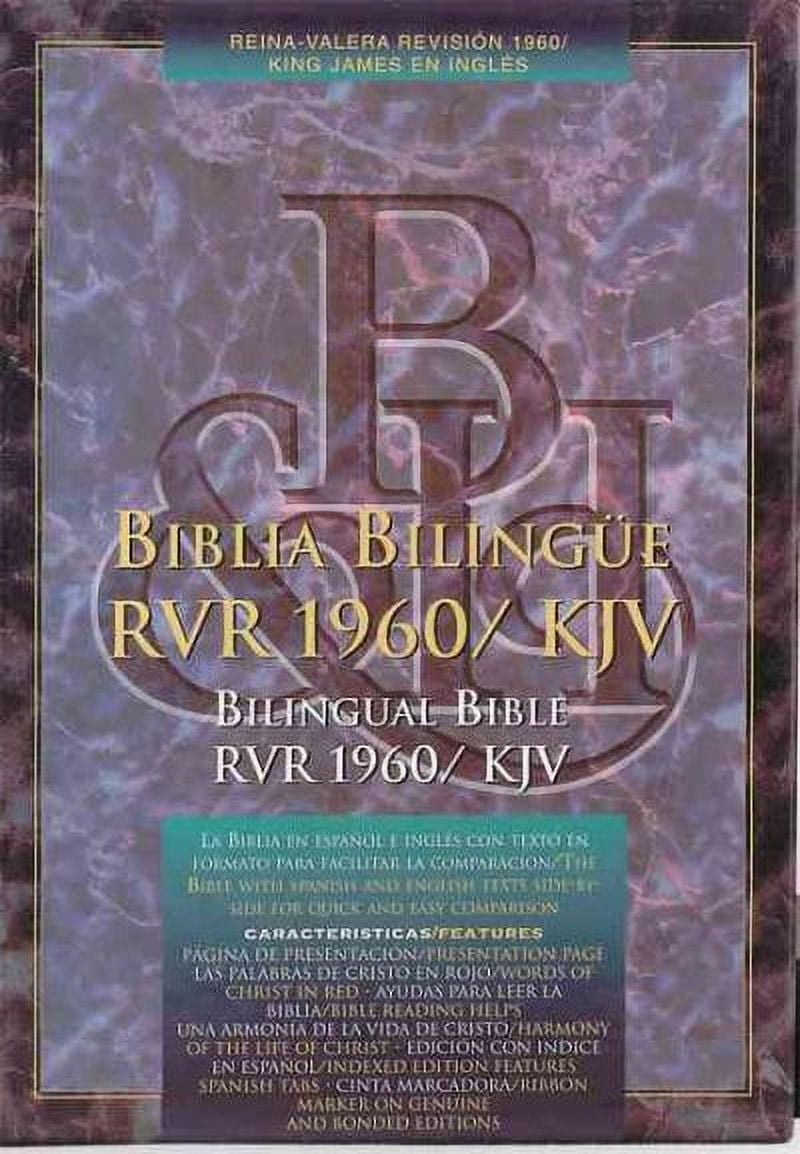 Span-Rvr 1960/Kjv Bilingual-Black Imitation Leather Indexed