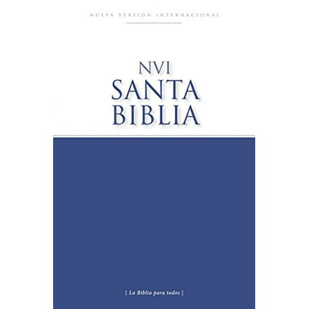 Pre-Owned Santa Biblia-NVI-Economica (Paperback) 0829760237 9780829760231