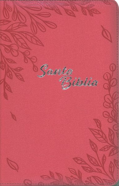 Santa Biblia NTV Zipper Edition: Flores Rosa Sentipiel