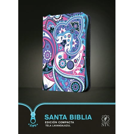Santa Biblia Ntv, Edicion Compacta, Tela Lavanda (Paperback)