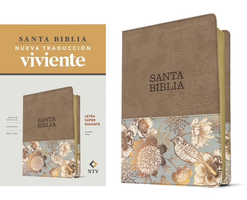 Santa Biblia Ntv, Letra SÃºper Gigante (Sentipiel, Beige, Letra Roja), (Hardcover)