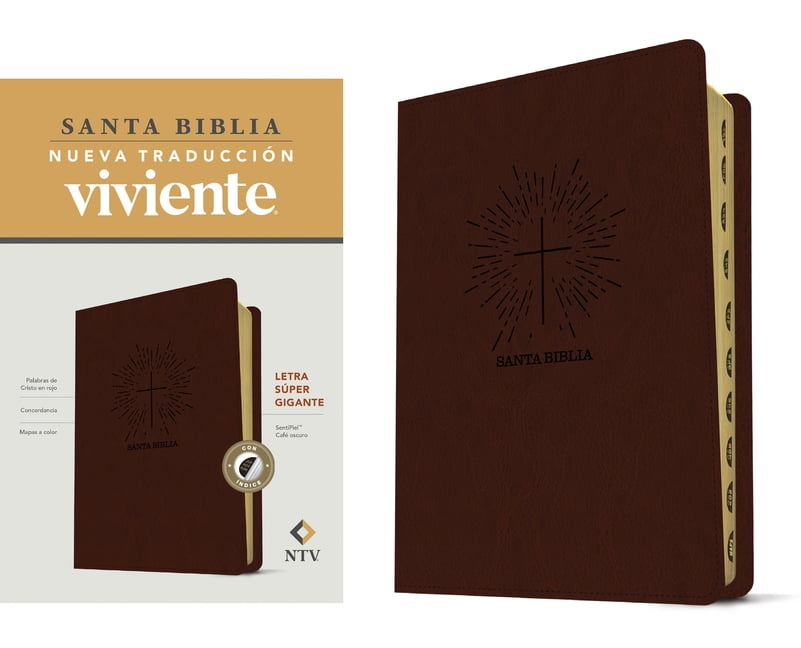 Santa Biblia Ntv, Letra Súper Gigante (Sentipiel, Café Oscuro, Índice,  Letra Roja) (Other)(Large Print) 