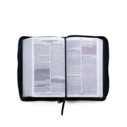 Santa Biblia de Promesas Reina Valera 1960 / Tama o Manual / Letra Grande / Piel Especial Con Cierre / Negra // Spanish , Hardcover