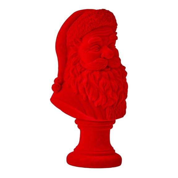 Santa Bust Christmas Tabletop DGreenration, White Santa Conditionss Head Statue Resin Figurine Christmas Home DGreenr Factors for Tabletop Bookshelf Bedroom Office
