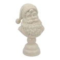 thumbnail image 1 of Santa Bust Christmas Tabletop Decoration, White Resin Santa Head Statue for Holiday Home Decor, Festive Figurine for Tabletop, Bookshelf, Office Desk, and Mantle Christmas Ornaments, 1 of 5