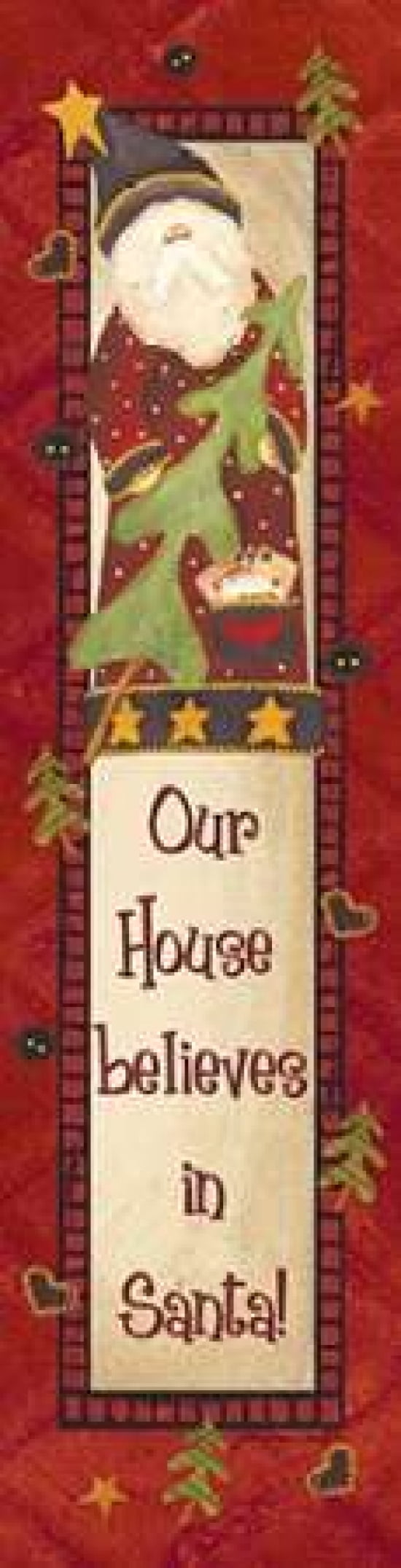 Santa Canvas Art - Jo Moulton (12 x 36)