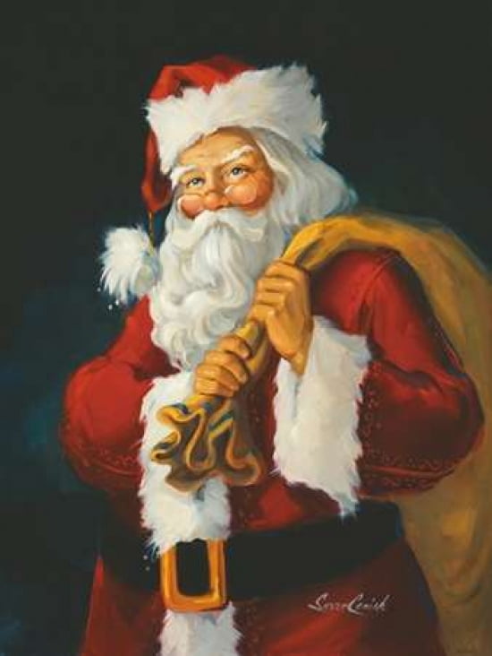 Santa Canvas Art - Susan Comish (18 x 24)