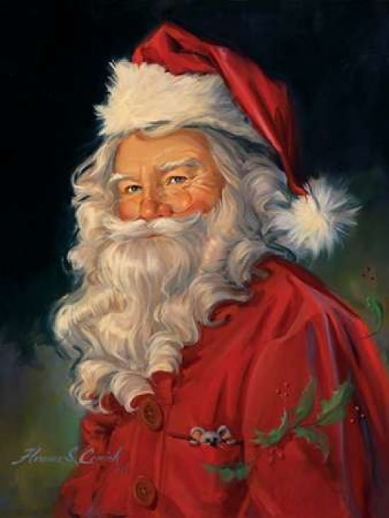Santa Canvas Art - Susan Comish (18 x 24)