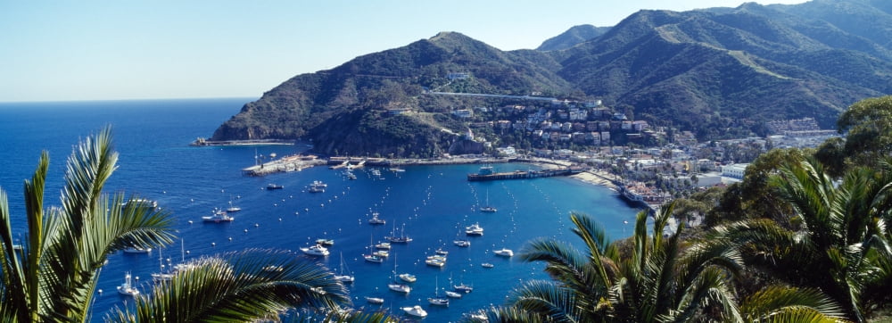 Santa Catalina Island CA Canvas Art - Panoramic Images (27 x 9)