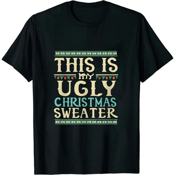 Santa Cats Pajama This is My Ugly Christmas Kittens Sweater T-Shirt
