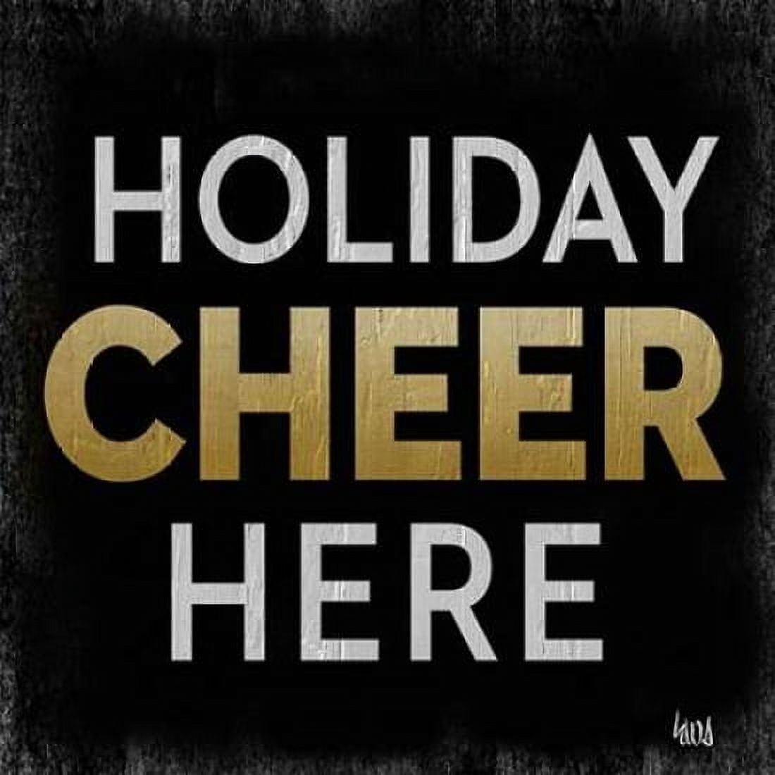 Santa Cheer II Canvas Art - hartworks (24 x 24)